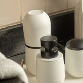 Porta Escova Belly Soft Branco 20cm - Ela Decora